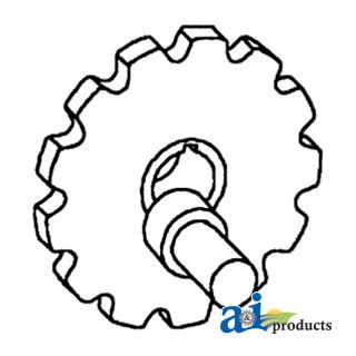 71137876 - Sprocket Crank Assy., Shoe Drive (RH)