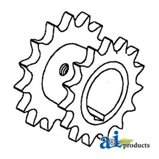 71182723 - Sprocket, Feeder Beater & Raddle Rh Drive