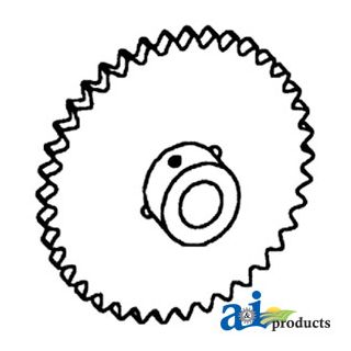 71318349 - Sprocket, Clean Grain Auger Drive w/ Bushings