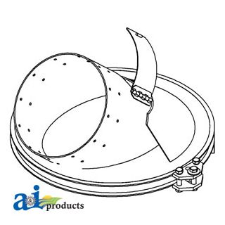 71333439 - Auger, Unloading, Collar Assembly