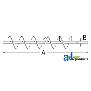 71389851 - Auger; Return Elevator, Lower