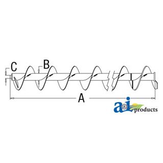 71396547 - Auger; Upper Unloading, Outer