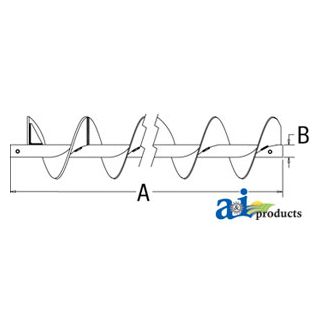 71426587 - Auger; Bin Unloading, 14" Swivel/Extended
