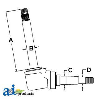 71785HD - Spindle, Steering (RH/LH)