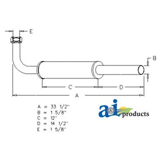 721250-13700 - Muffler