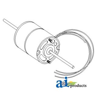 72162089 - Blower Motor (4 Wire) (12V, 3/8 X 4 1/4 Shaft, Rev Ro