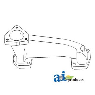 733206M1 - Elbow, Exhaust (90