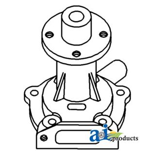 74023912 - Water Pump W/ Pulley 	