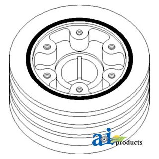 74037126 - Pulley, Crankshaft (3 Groove)