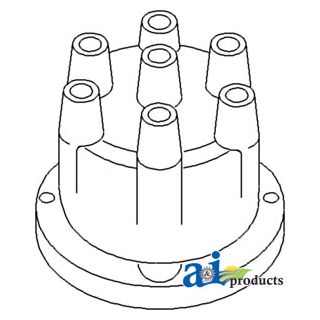 74042704 - Cap, Distributor (6 Cyl)
