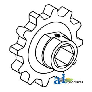 766380 - Sprocket, Feeder Chain (Center)