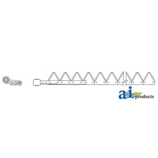 800-363 - 9', Black, 11ga under serrated, Riveted