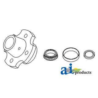 80A1311 - Wheel Hub w/ Bolts & Cups