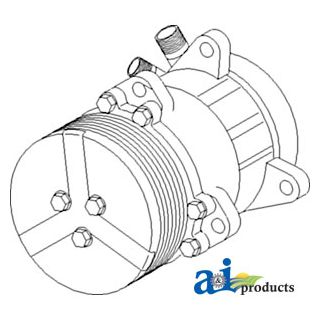 82016157 - Comp. W/ Clutch SANDEN