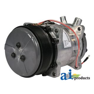 82016158 - Compressor, New, Sanden w/ Clutch (8100)