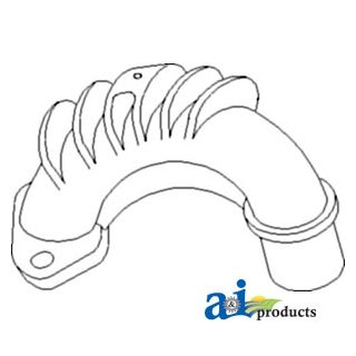 824245M1 - Elbow, Exhaust