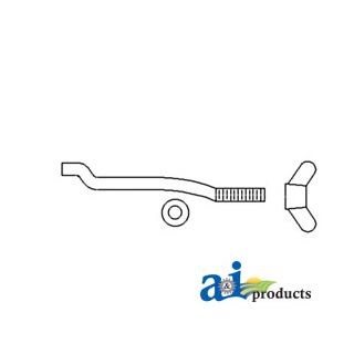 826870M1 - Hood Catch Rod