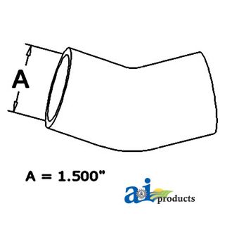 827496M1 - Radiator Hose, Upper