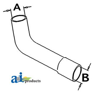 827930M1 - Radiator Hose, Upper