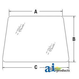 82848332 - Glass, Windshield, Front