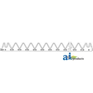 831-753 - 9', Black 12ga top serrated, Bolt-On