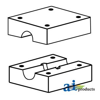 836785M92 - Walker Return Pan Blocks, Wood