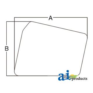 83914255 - Glass, Door, Upper (RH/LH) - Tinted