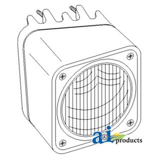 83924427 - Headlamp, Lh Dip; White (12 Volt)