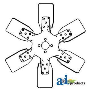 84355C1 - Fan, 6 Blade