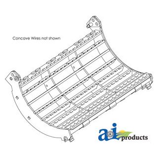 849717 - Concave; Lh, Used W/ Universal, Corn, Rice & Bean