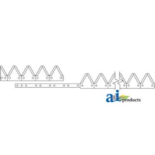 861-978 - 14', Black 11ga sabertooth, Bolt-On