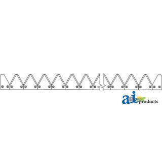 861-999 - 9', Black 11ga top serrated, Bolt-On