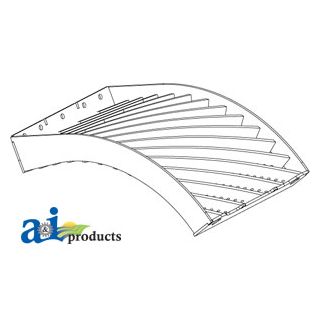 86976420HB - Concaves, LH; Small Grain; Helical Bar