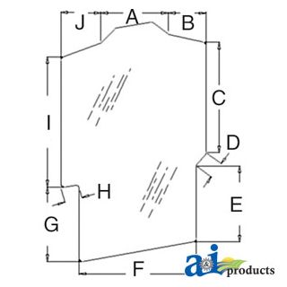 86988661 - Glass, Windshield