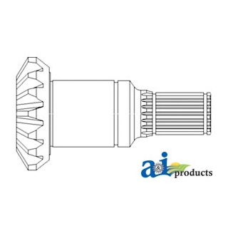 87331114 - Shaft, Upper Unloading Auger Gearbox