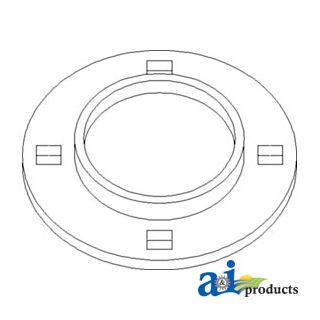 87430518 - Flange, Bearing, Shaker Shaft & Inclined Delivery Auge