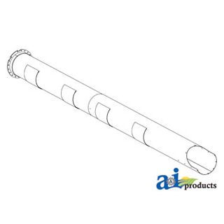 87470158 - Tube; Horizontal Unloading Auger, 18 Ft., Extended Wear
