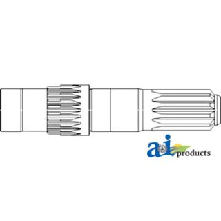 87536812 - Shaft, Rock Trap Friction Slip Clutch