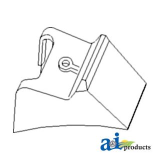 87602594 - Shoe, Straight, Small Grain, Abrasion Resistant Small Tube- 22.638" I.D.