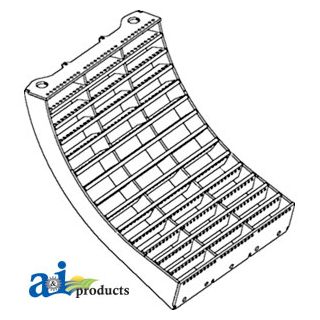 87612841 - Concave (RH); Skip Wire, Ext. Wear, Corn/Bean