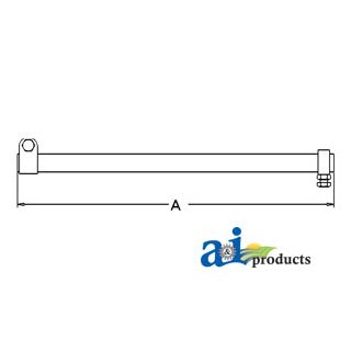 886801M91 - Center Tube (RH)