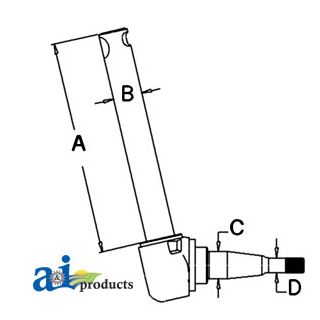 897237M94 - Spindle Assembly (LH)