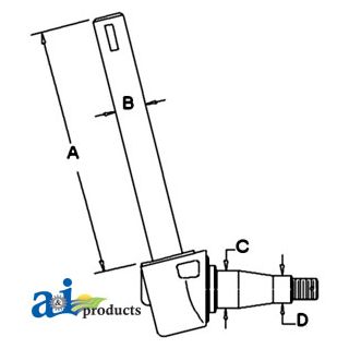 897476M95 - Spindle Assembly (LH)