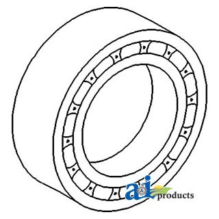 899377M1 - Bearing, Front PTO Shaft