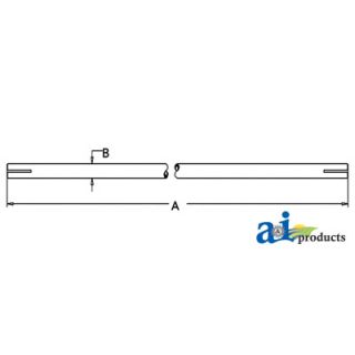 8N3314D - Tie Rod Tube