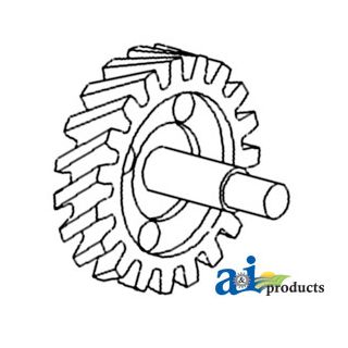 8N6608A - Gear, Oil Pump w/ Shaft