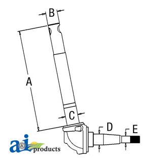 957E3106 - Spindle (LH)