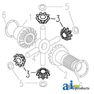 957E4292B - Gear, Differential Spider (1)