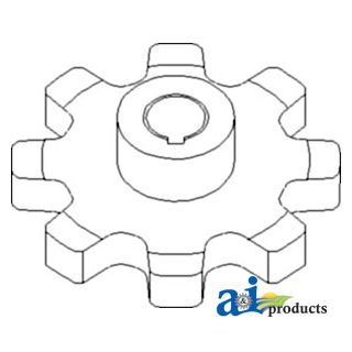 9863040 - Sprocket, Clean/ Return Grain Elevator