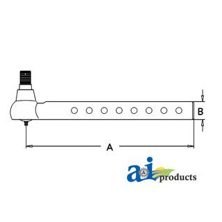 A160197 - Tie Rod End, Long
